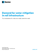 White paper: Water mitigation in rail infrastructure