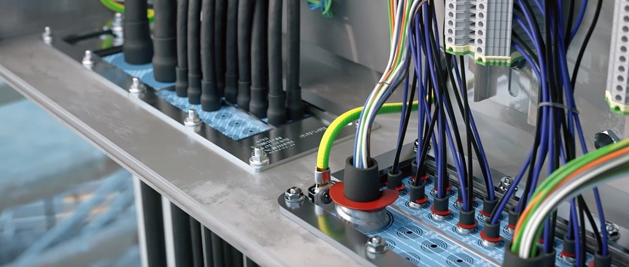 Multi-cable transits in cabinets and enclosures