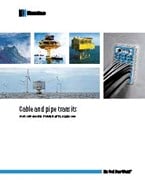 Cable and pipe transits for offshore power applications